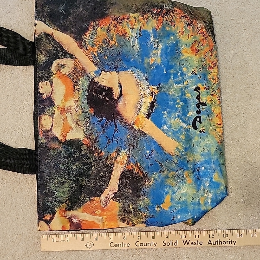 Edgar Degas tote bag 13 x 15 same day shipping